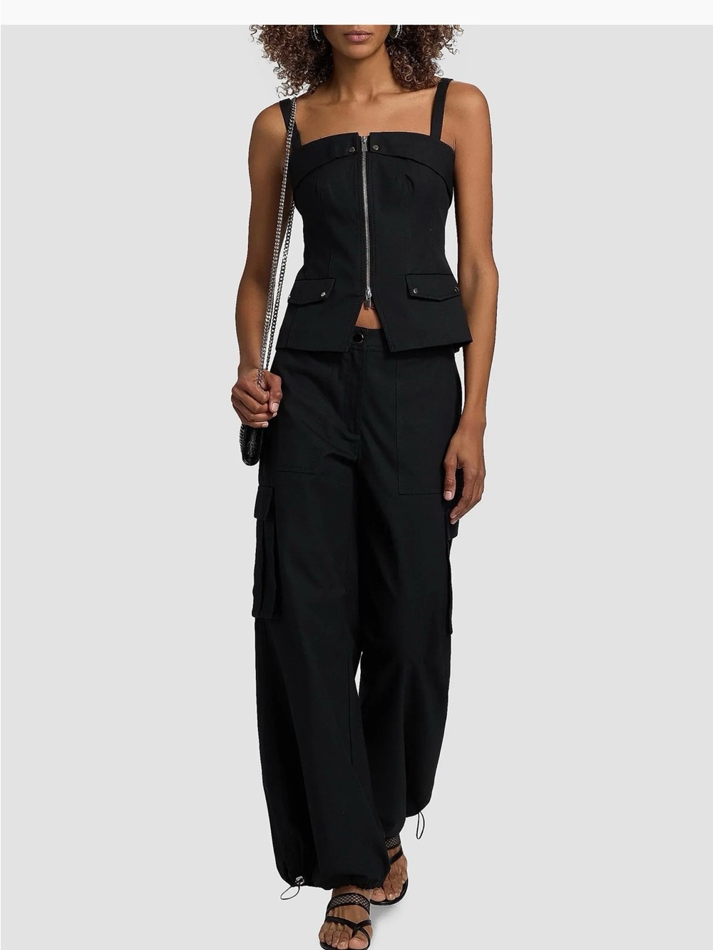 Toccin Women top, navy blue.